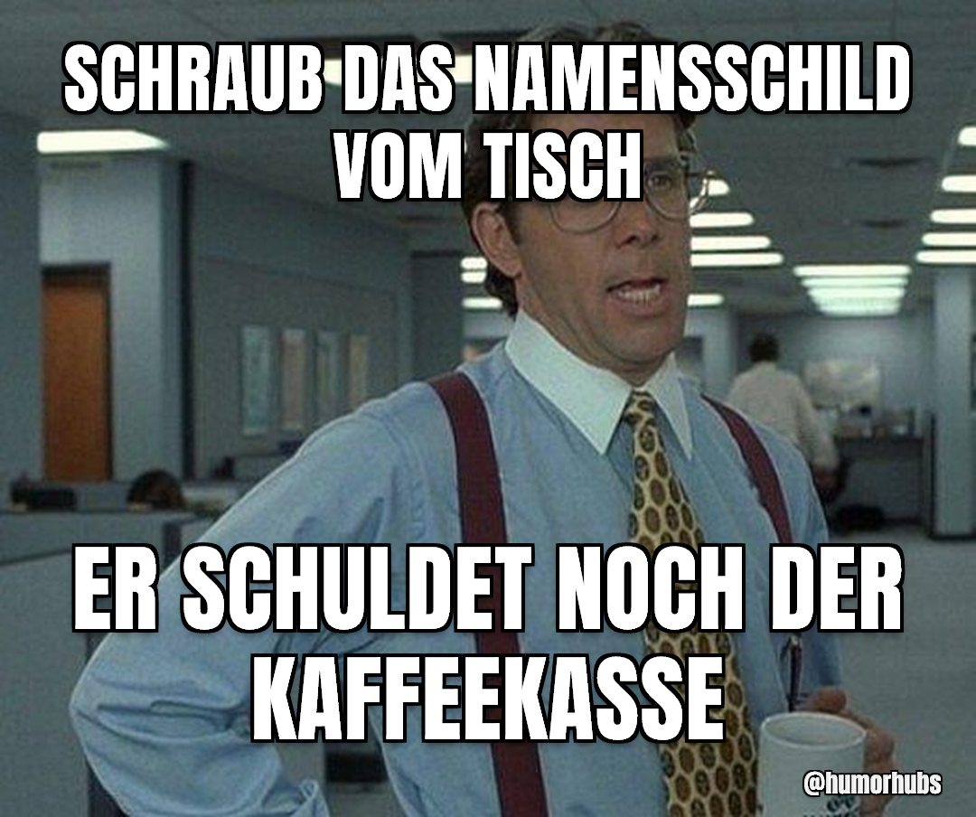 wenn jemand das Schild entfernt — wäre echt klasse