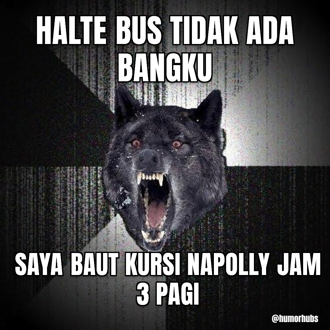 Halte bus, tanpa bangku — Ngecor kursi plastik jam 3 pagi