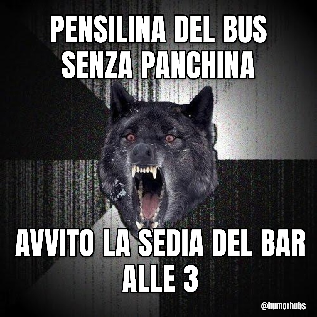 fermata del bus, senza panchina — avvitare sdraio alle 3 di notte