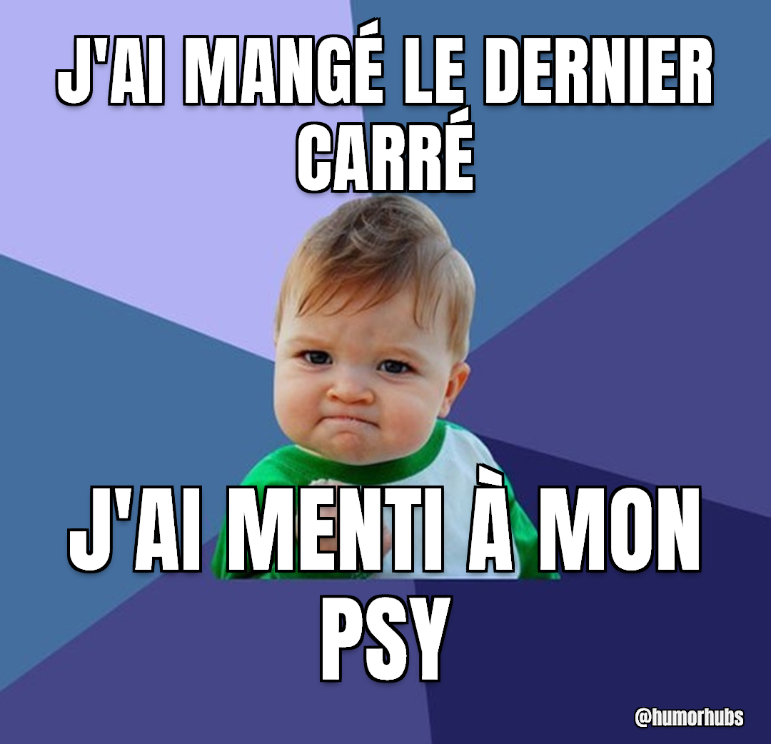 Mangé le dernier carré — dit qu'il n'en restait plus