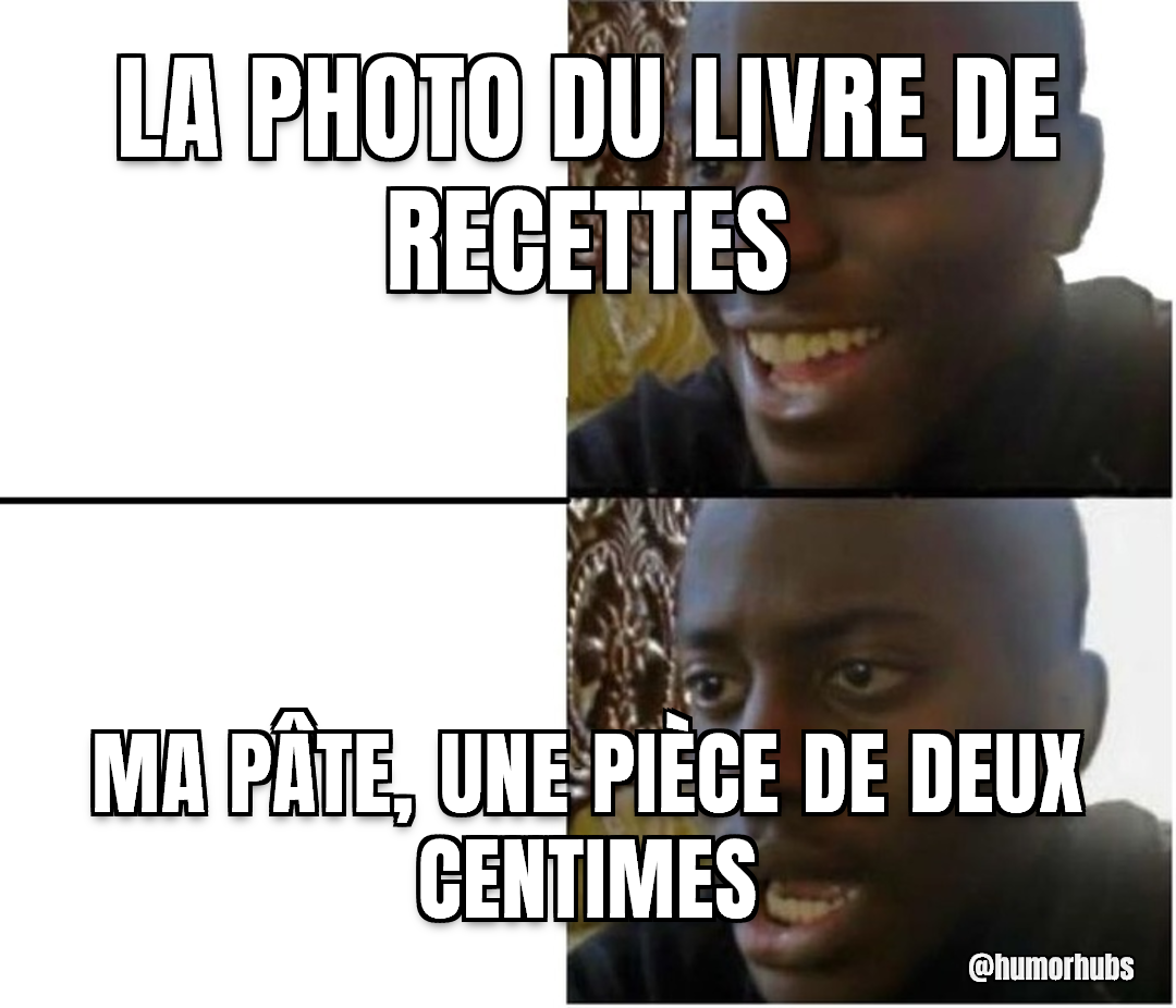 la photo de la recette — ma pâte, taille d'une pièce