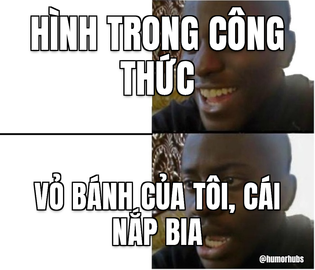 ảnh trong công thức — vỏ bánh, giờ chỉ còn đồng xu