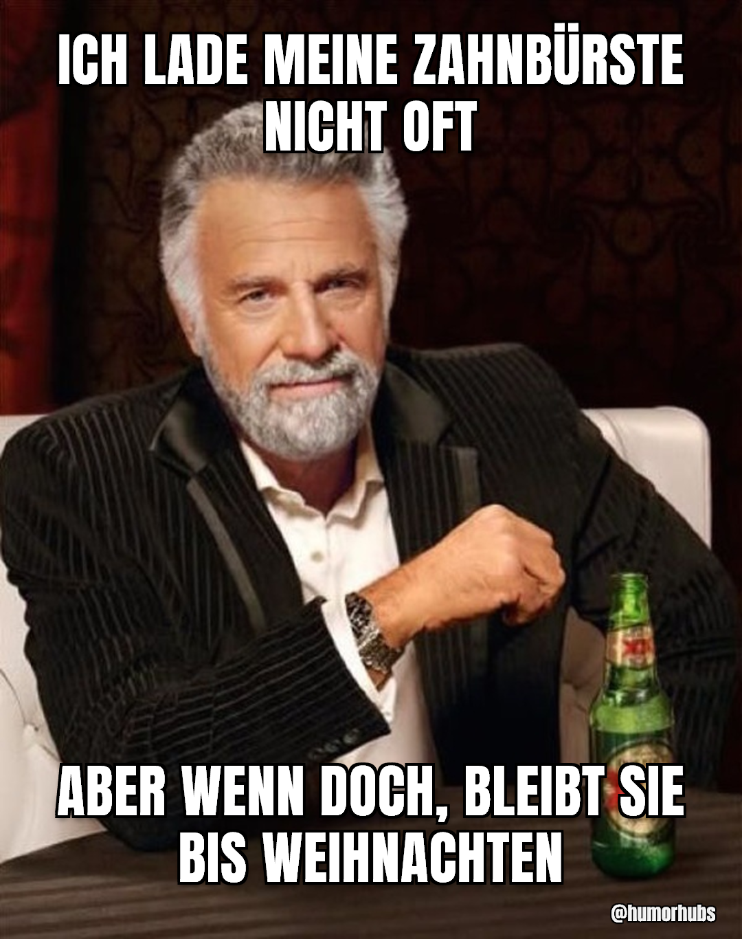 Ich lade meine Zahnbürste nicht immer — aber wenn, dann für immer